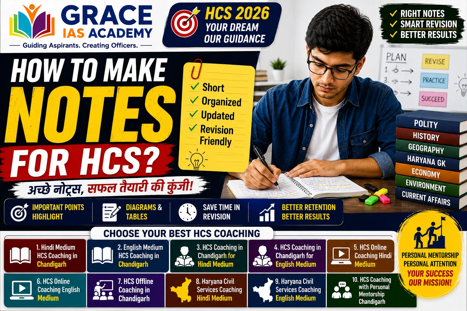 How to Make Effective Notes for HCS Preparation